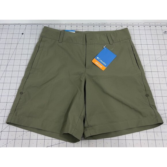 Columbia Pants - Columbia Women's Silver Ridge Utility Hiking Shorts Stone Green Sz. 6